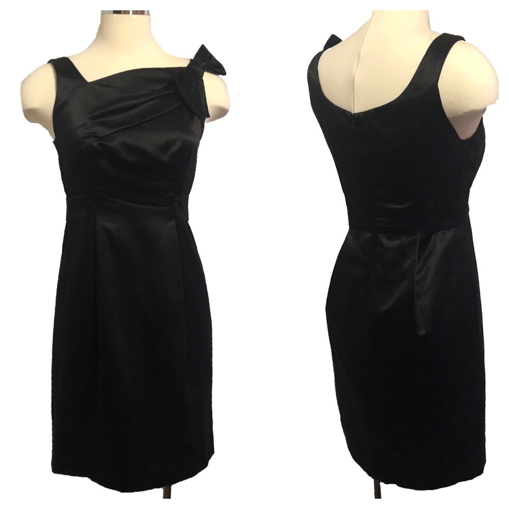 Yoana Baraschi Classy Little Black Silk Dress 4